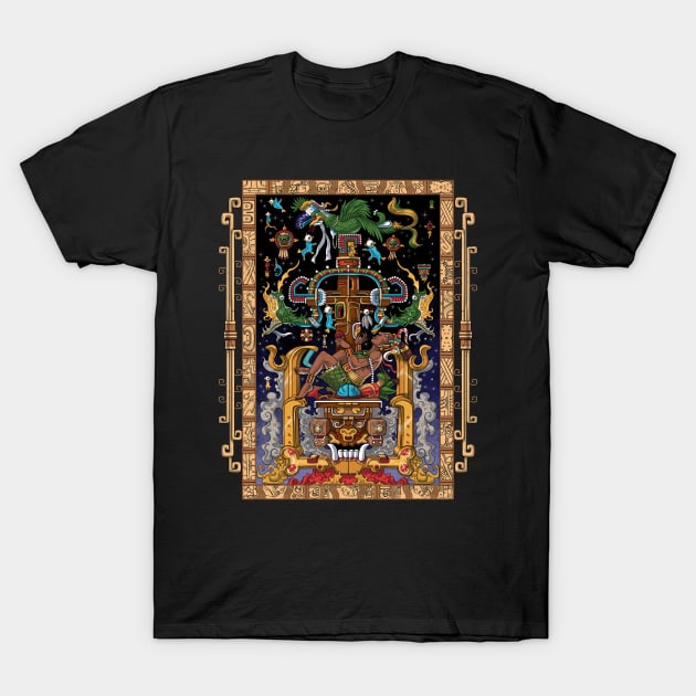 Ancient Mayan King Pakal T-Shirt by underheaven